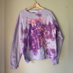 Purple Tie-Dye Jimi Hendrix Sweatshirt